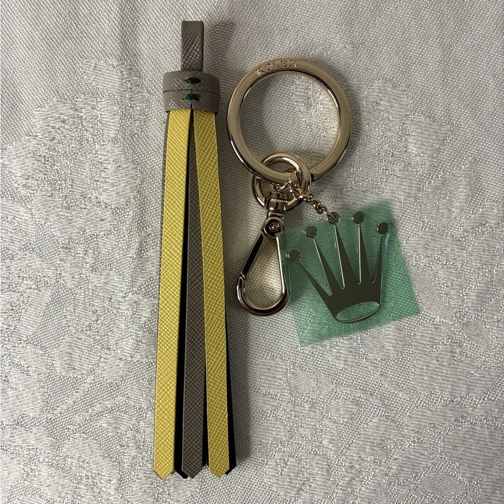 Rolex Keychain withTassel and Crown Charm - Picture 2 of 5